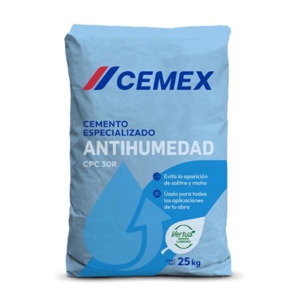 Cemento Especializado Antihumedad de 25 KG